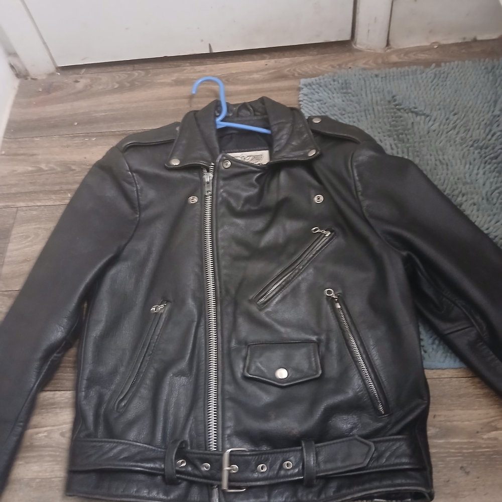 Open Road Motorcycle Leather Jacket